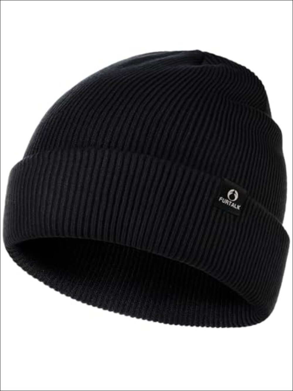 Unisex Double-Layer Beanie Soft Stretchy Knit Winter Hat
